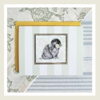 Image 1 of "BonBon & Daisy" : Any Occasion Blank Embossed Greeting Card