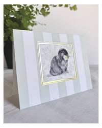 Image 3 of "BonBon & Daisy" : Any Occasion Blank Embossed Greeting Card