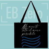 Image 2 of Shopping Bag Canvas - Mi merito tutto il mare possibile  (NSL061)