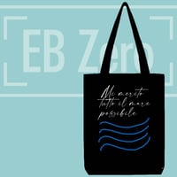 Image 1 of Tote Bag Canvas - Mi merito tutto il mare possibile  (NSL061)