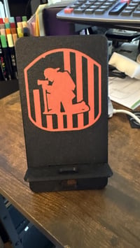 Image 9 of 📱 Custom Firefighter Cancer Awareness Phone Holders