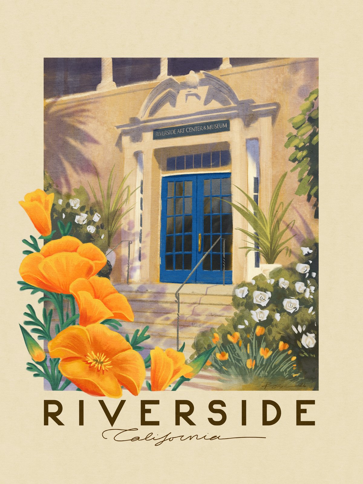 Image of Riverside Art Museum Poster