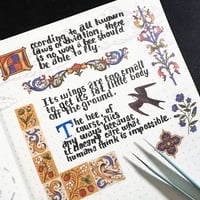 Image 2 of Book of Hours Washi Sticker Sheet