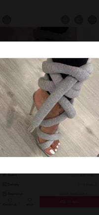 Oversized shoelace ankle lace-up high heels