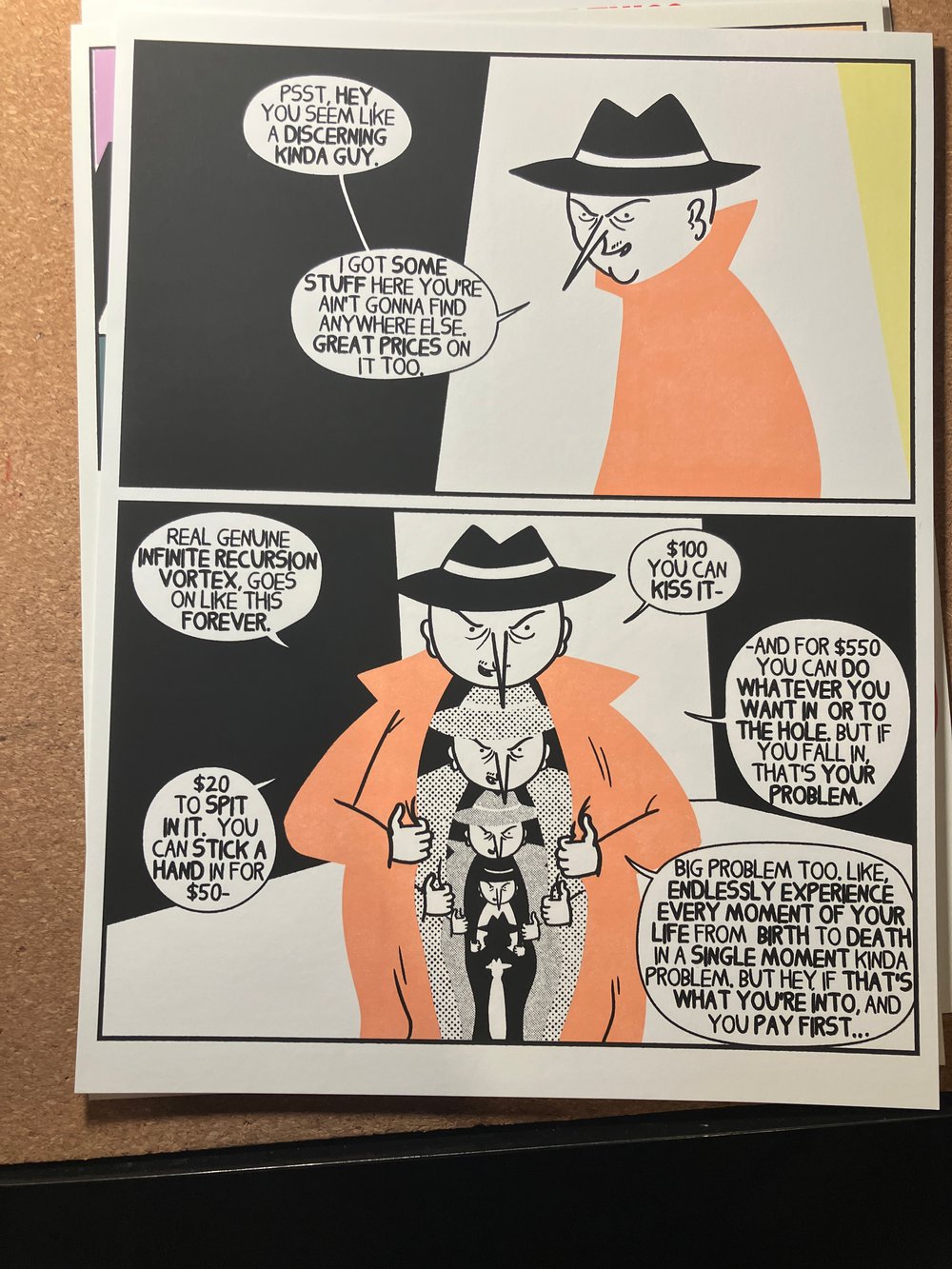 Image of recursive man print