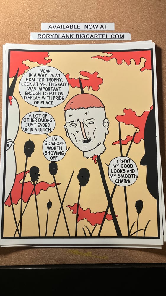 Image of decapitation 2 - pike print