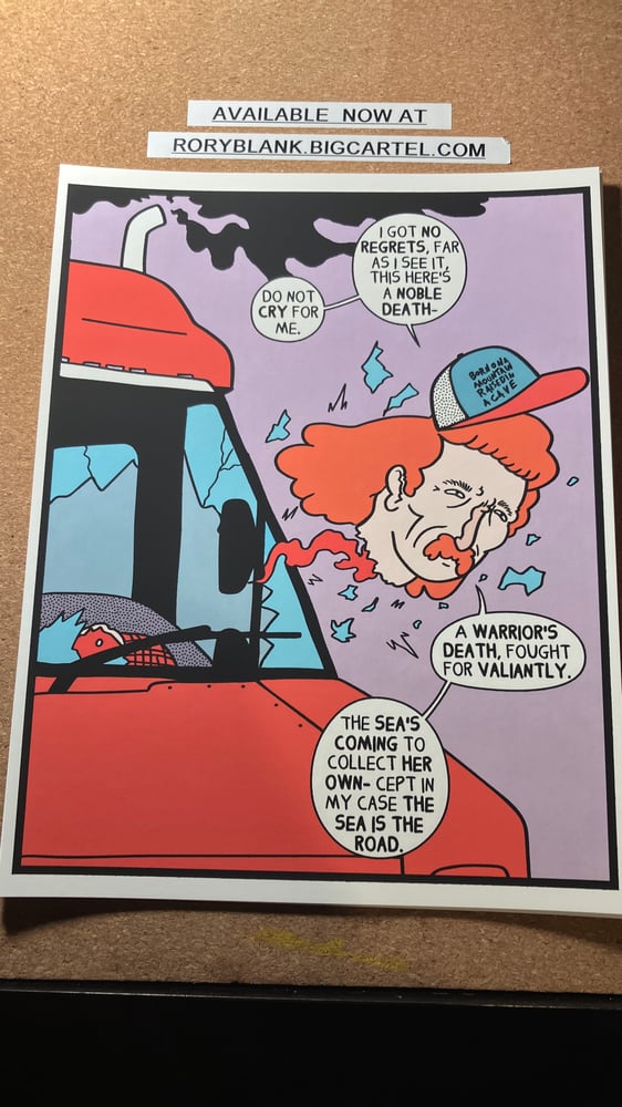 Image of decapitation 3 - trucking accident print