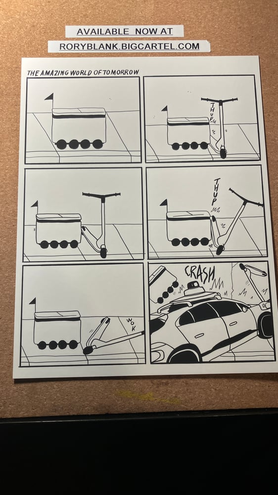 Image of amazing world of tomorrow print