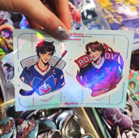 Heated Rivalry Holographic Stickerset