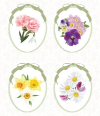 Image 2 of Floral Birth Flower Illustrations  