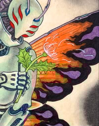 Image 2 of “Fleeting” rice paper painting