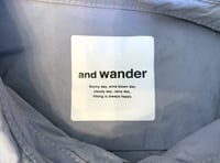 Image 3 of And Wander issey miyake cotton/nylon button down shirt, size 2 (M/L)