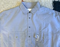 Image 2 of And Wander issey miyake cotton/nylon button down shirt, size 2 (M/L)
