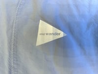 Image 5 of And Wander issey miyake cotton/nylon button down shirt, size 2 (M/L)