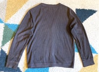 Image 6 of UES flat head jeans knit cotton cardigan, size 4 (fits L)