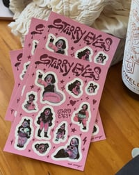 Image 1 of Starry Eyes - Vinyl sticker sheet