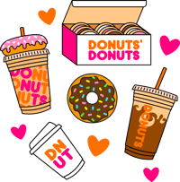 Image 3 of Donut Inspired Organic Lip Balm Party Favor Four Pack 