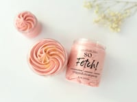 Image 1 of Marshmallow Vanilla & Salted Caramel Whipped Soap and Foaming Body Scrub | Heavy Cream Type