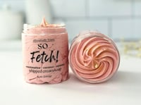 Image 2 of Marshmallow Vanilla & Salted Caramel Whipped Soap and Foaming Body Scrub | Heavy Cream Type