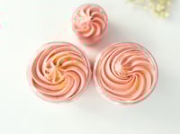 Image 3 of Marshmallow Vanilla & Salted Caramel Whipped Soap and Foaming Body Scrub | Heavy Cream Type