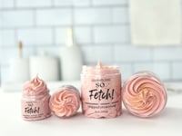 Image 4 of Marshmallow Vanilla & Salted Caramel Whipped Soap and Foaming Body Scrub | Heavy Cream Type