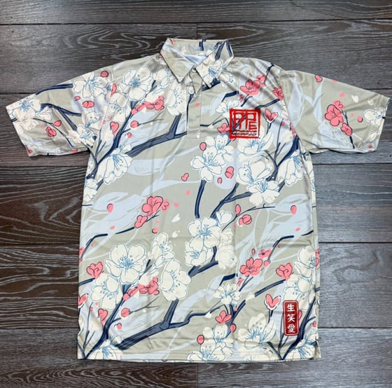 Image of BEJU SAKURA MEN'S DRI FIT POLO SHIRT