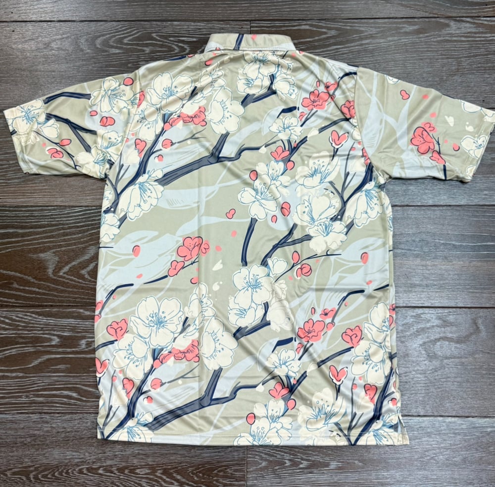 Image of BEJU SAKURA MEN'S DRI FIT POLO SHIRT