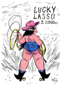 Image 1 of Lucky Lasso - Art Print