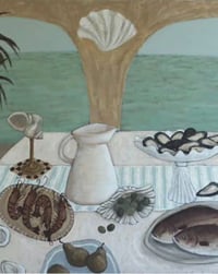 Image 2 of The Sirens Table - Lunch original artwork