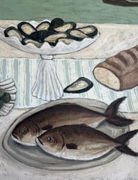 Image 4 of The Sirens Table - Lunch original artwork