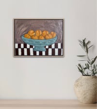 Image 2 of Apricots in Fish Bowl original artwork