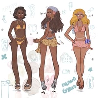 Beach Girls Print