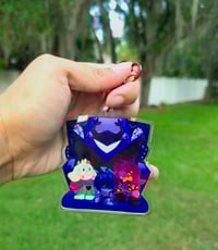 Image 4 of Deltarune Group Chapter 3 & 4:   3" Glitter Epoxy Charm