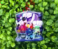 Image 1 of Deltarune Group Chapter 3 & 4:   3" Glitter Epoxy Charm