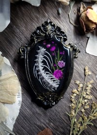 Image 5 of Snake Spine and Floral Mini Wall Frame