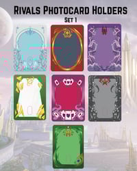 Image 1 of [PREORDER] Rivals Acrylic Photocard Holders: Set 1