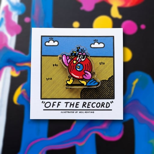 Off the Record Pin Badge 
