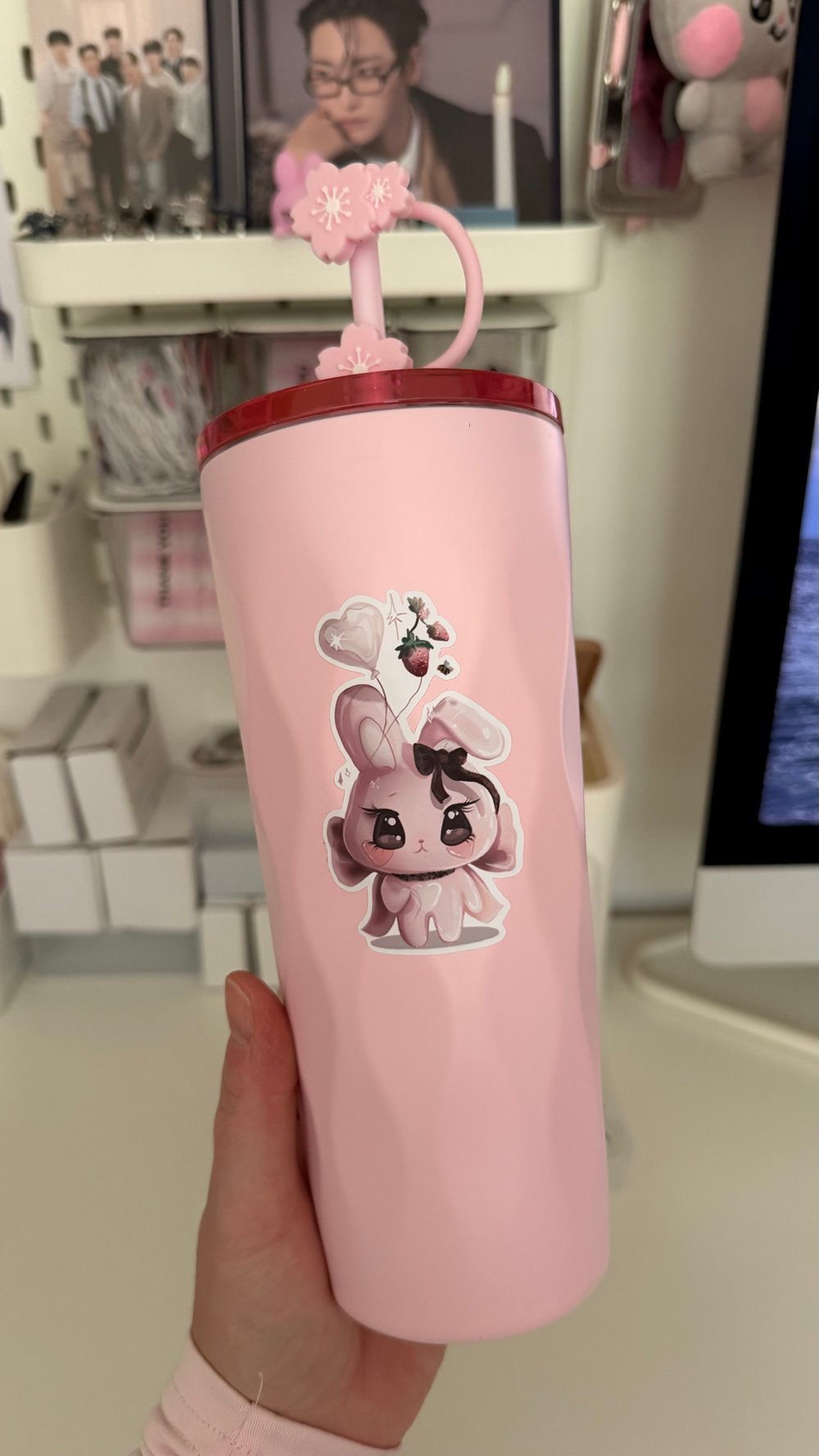 Image of DDEONGbyeoli Sticker pink 