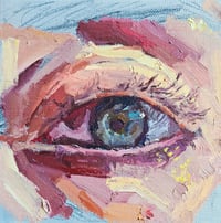 I paint an eye from your photo 