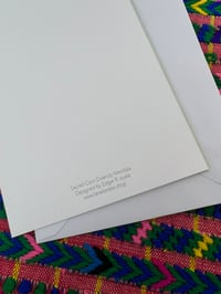 Image 2 of Printable greeting card, 5x7 Sacred Corn Mandala, Blank (Digital Download)