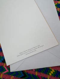Image 2 of Mayan Calendar 5x7 Greeting Card, Wheel of Time, Blank (Digital Download)