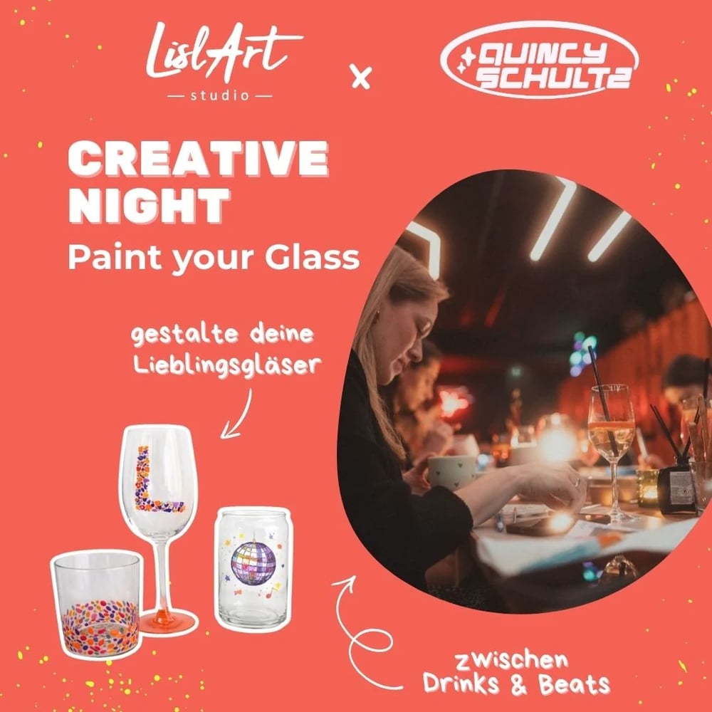 Image of Creative Night / Paint your Glas Workshop