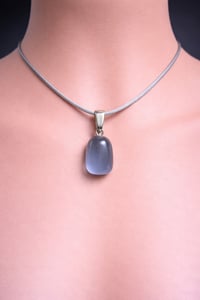 Blue Drop Pendant Necklace