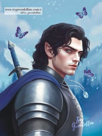 Image 1 of Kingfisher  fan art print / page overlay / bookmark  