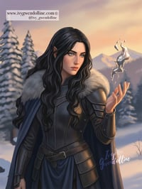 Image 1 of Saeris Fane fan art print / page overlay 