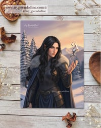 Image 2 of Saeris Fane fan art print / page overlay 