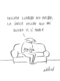 "Incluso cuando no puedo" A4