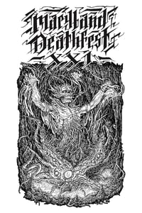 Image 2 of Maryland Deathfest XXI (2026) White T-shirt Design #1 (pre-order)