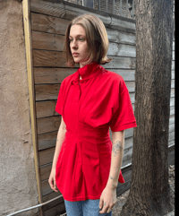 Image 1 of Diamond Polo Red