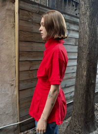 Image 3 of Diamond Polo Red